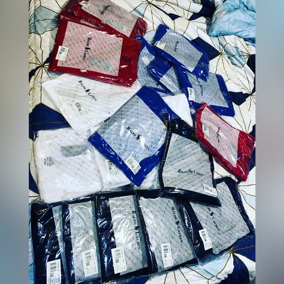Polo sets. Tee and jogger shorts both in set. All brand new with tags Authentic - Picture 1 of 5